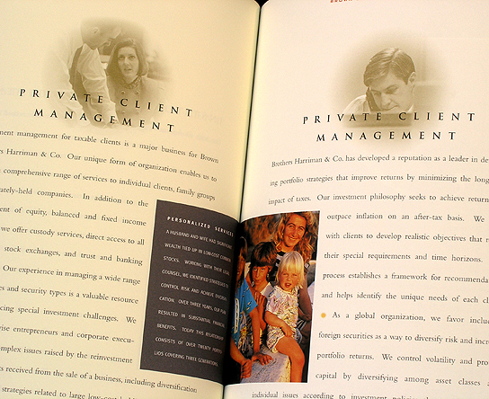 brochure spread