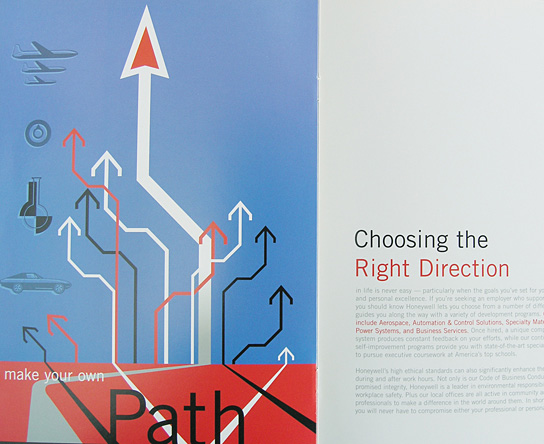 Brochure spread