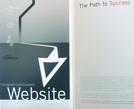 Brochure spread